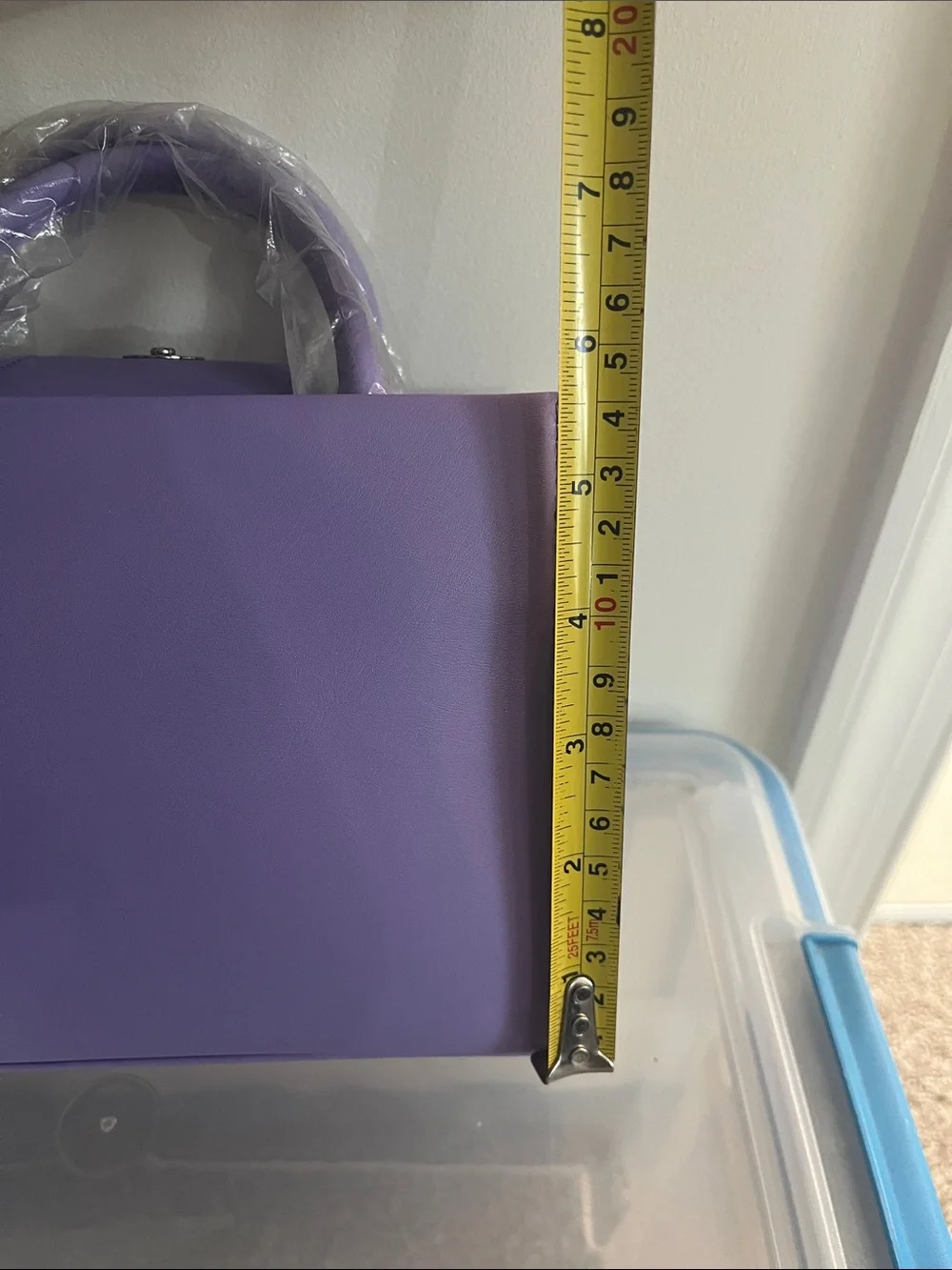 Brandon Blackwood Lavender Top-Handle Tote Bag - End Systemic Racism Detail